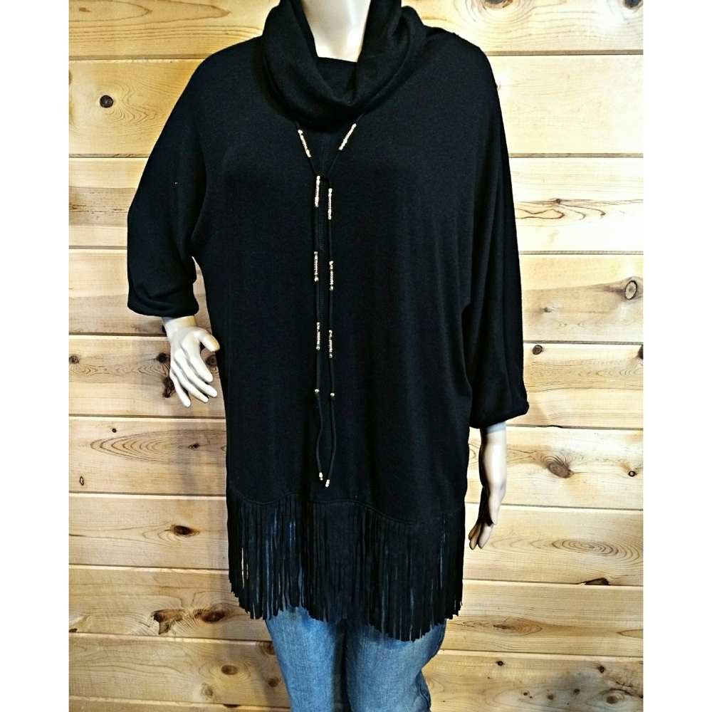 Terre Bleue Fringe Top